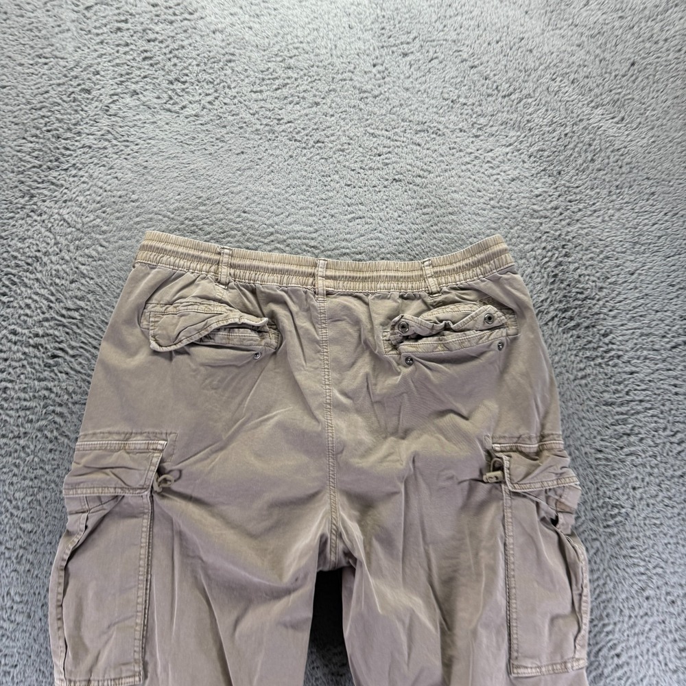 American Eagle Outfitters Flex Pant Mens L Brown Cargo Straight Workwear Utility - Picture 5 of 9